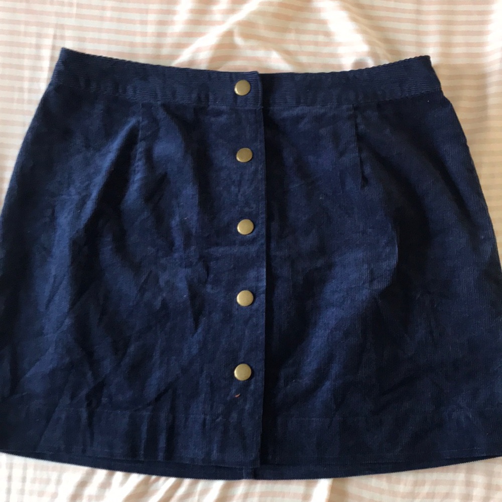Cord skirt